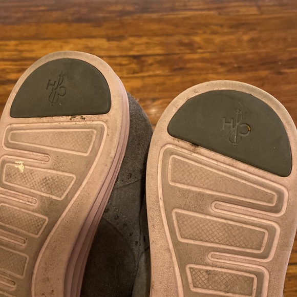 Cole Haan LunarGrand Grey Wingtip Suede Shoes - Picture 5 of 6